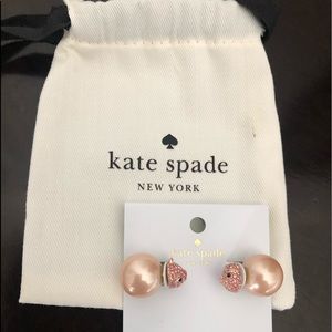 Kate Spade Crystal Pig earrings